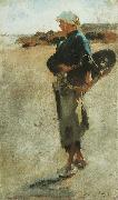 John Singer Sargent Breton Girl with a Basket oil painting reproduction